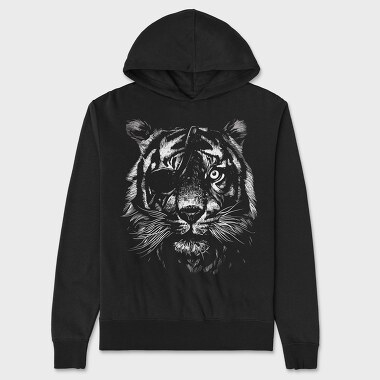 Eyepatch Tiger, Unisex Men's Hoodie
