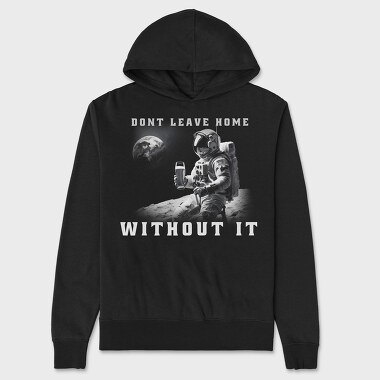 Astronaut Don T Leave Home Without Beer, Unisex Men's Hoodie