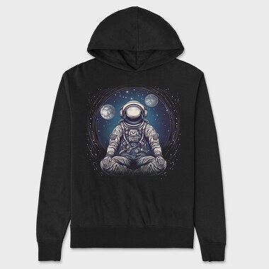 Astronaut Meditation, Unisex Men's Hoodie