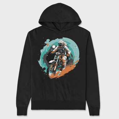 Astronaut Motorbike, Unisex Men's Hoodie