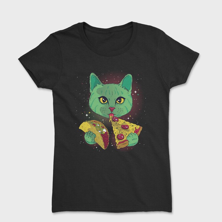 Cosmic Cat, Women's T-Shirt