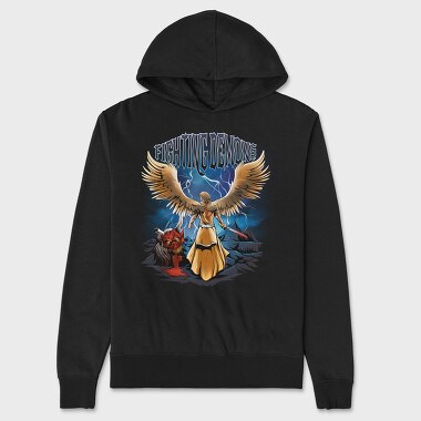 Fighting Demons, Unisex Men's Hoodie