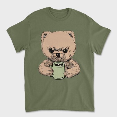 Angry Pomeranian, Unisex Men's T-Shirt