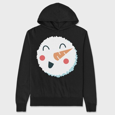 Christmas Snowman Faces 7, Unisex Men's Hoodie