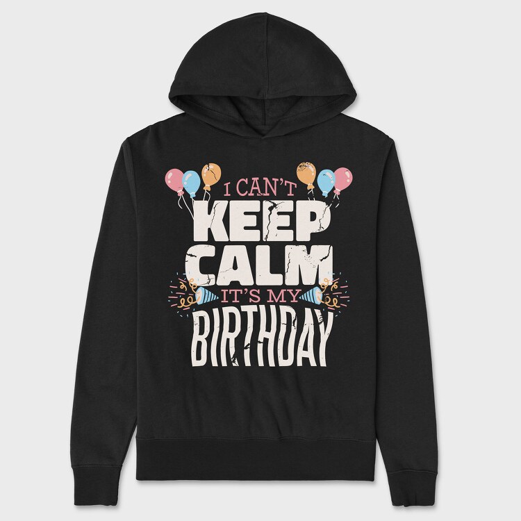 Birthday, Unisex Men's Hoodie