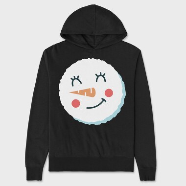 Christmas Snowman Faces 8, Unisex Men's Hoodie