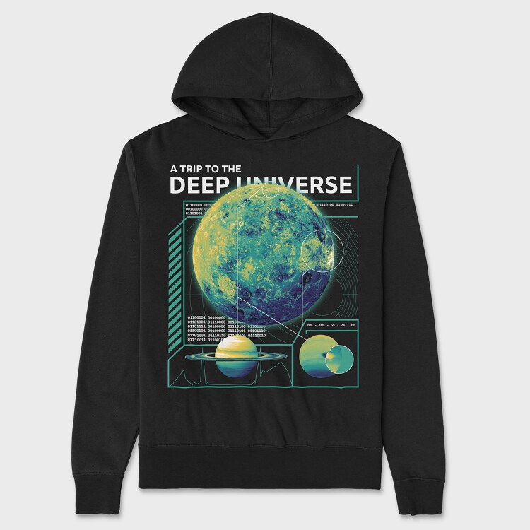 Trip to the Deep Universe, Унисекс Мъжко Суичър