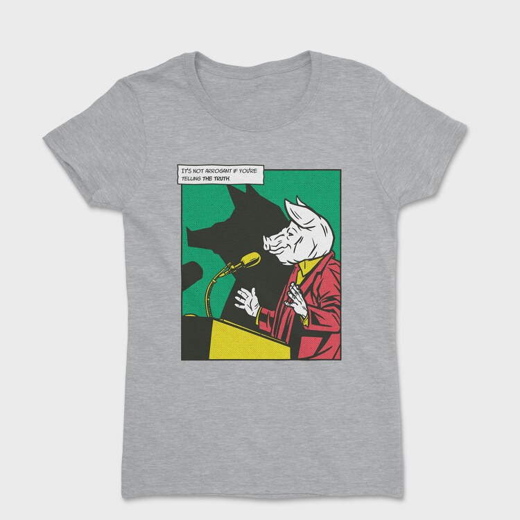 Pig Comics, Women's T-Shirt