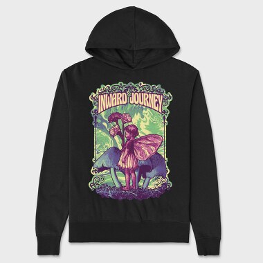 Unisex Men's Hoodie, Inward Journey