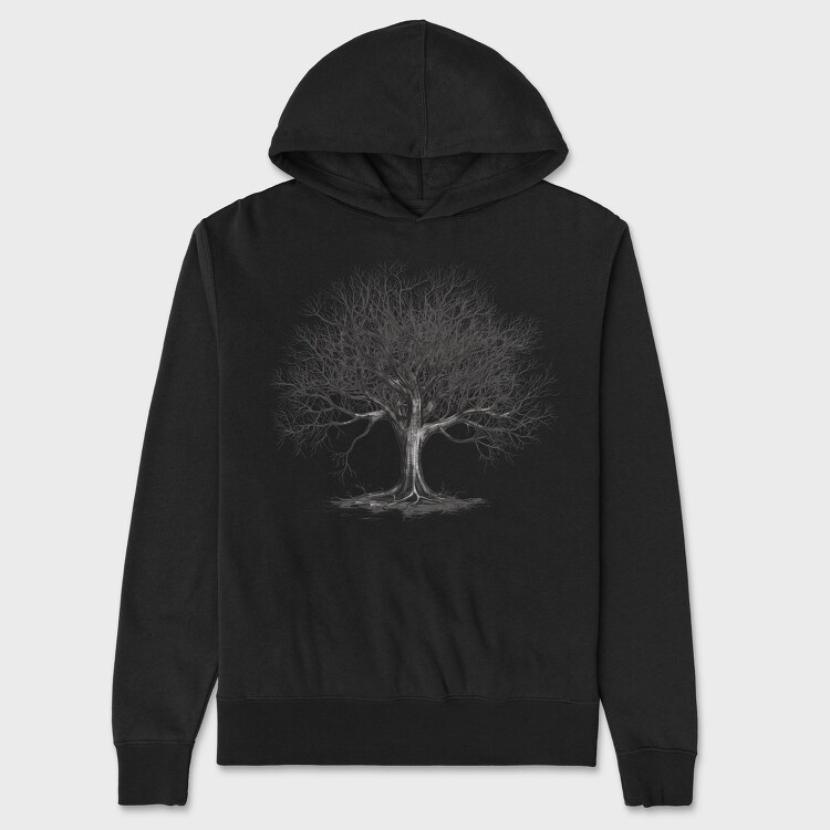 Bare Tree, Unisex Men's Hoodie