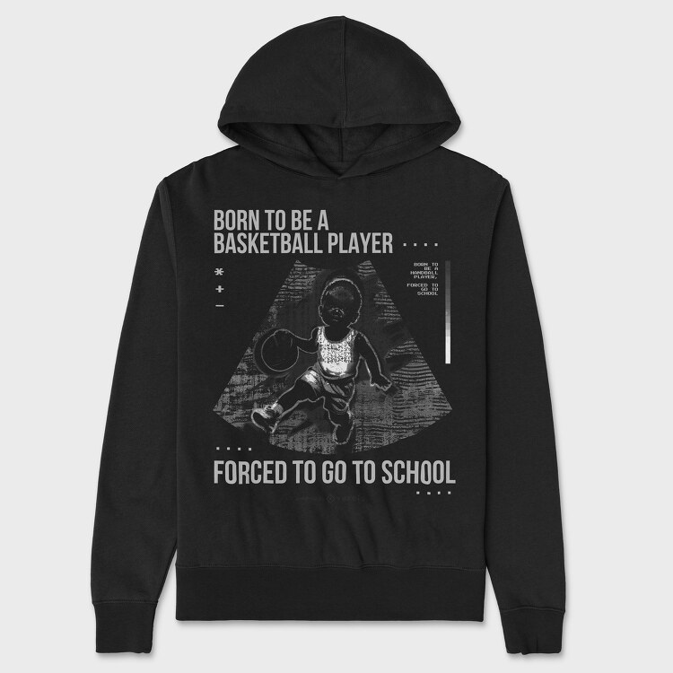 Basketball Ultrasoun, Unisex Men's Hoodie