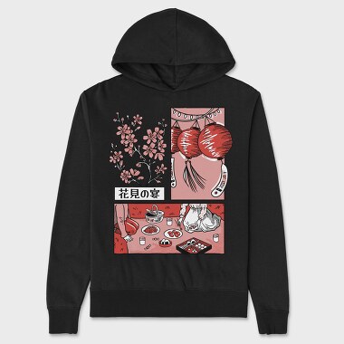 Japanese Comics 2, Unisex Men's Hoodie
