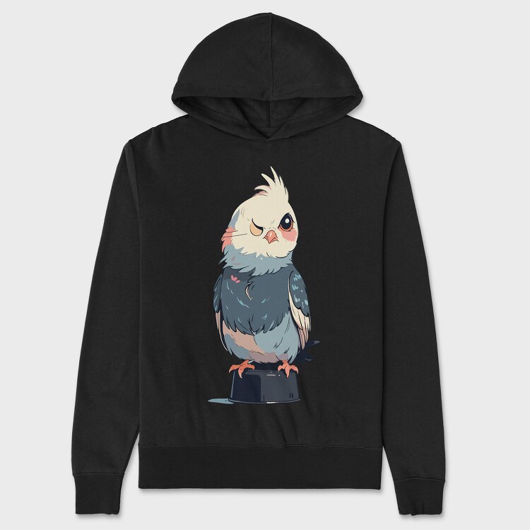 Cockatiel 2, Unisex Men's Hoodie