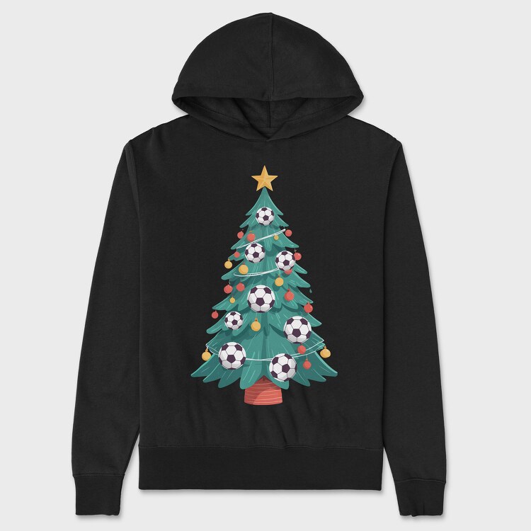 Football Christmas Tree, Унисекс Мъжко Суичър