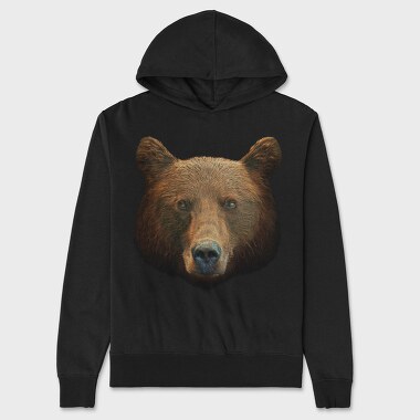 Bear Face, Unisex Men's Hoodie
