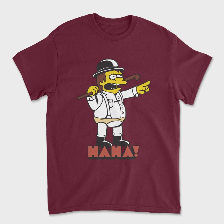 Frog and Mushrooms Vintage, Unisex Men's T-Shirt