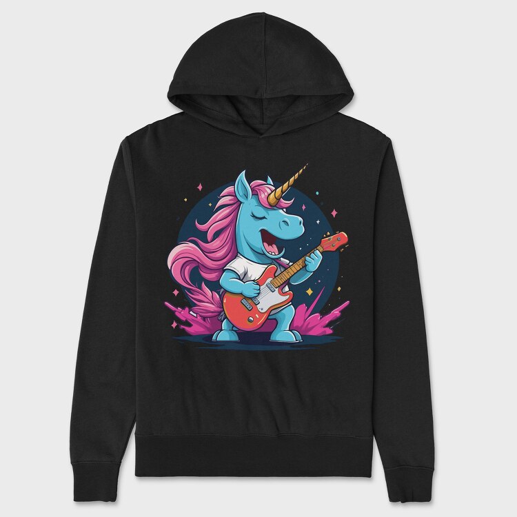 Unicorn Guitar, Унисекс Мъжко Суичър