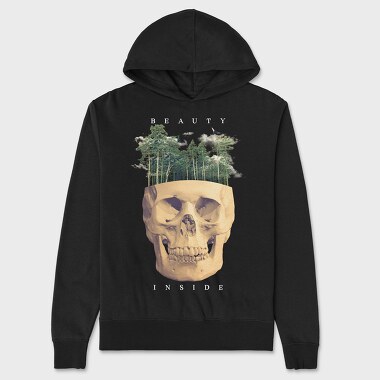 Unisex Men's Hoodie, Beauty Inside