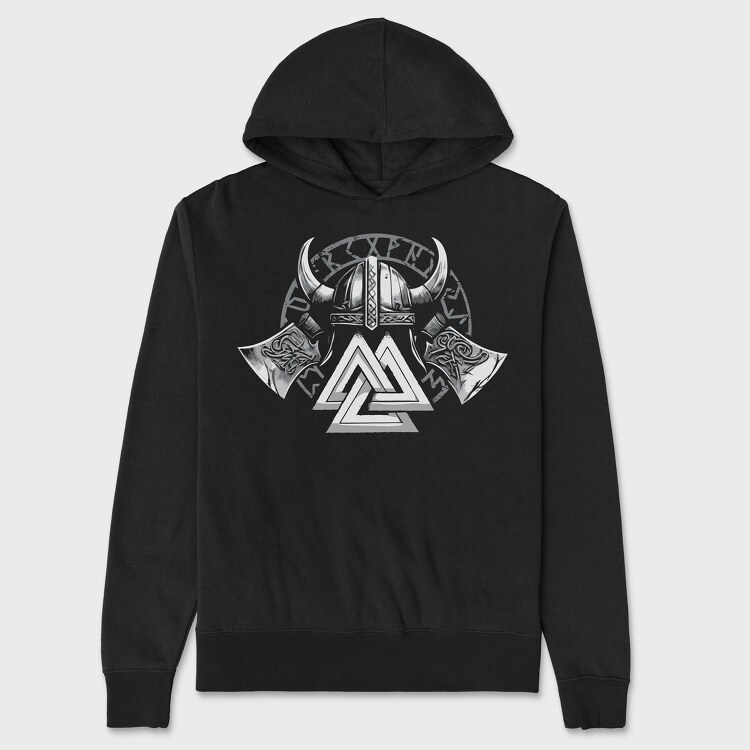 Valknut Vikings, Unisex Men's Hoodie