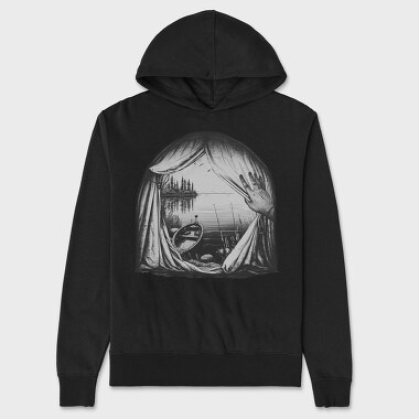 View From a Tent, Unisex Men's Hoodie