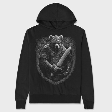 Viking Bear, Unisex Men's Hoodie