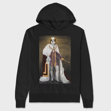 Унисекс Мъжко Суичър, King Dog Painting Cavalier
