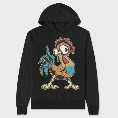 Funny Rooster, Unisex Men's Hoodie