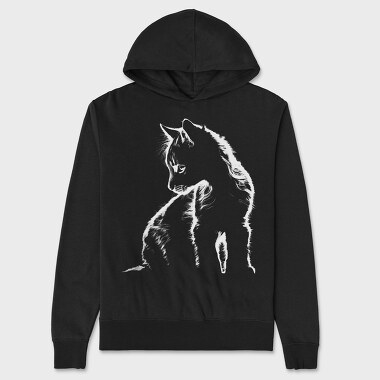 Kitten, Unisex Men's Hoodie