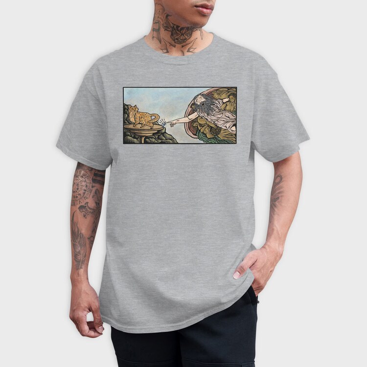 Galaxy of Sharks, Unisex Men's T-Shirt