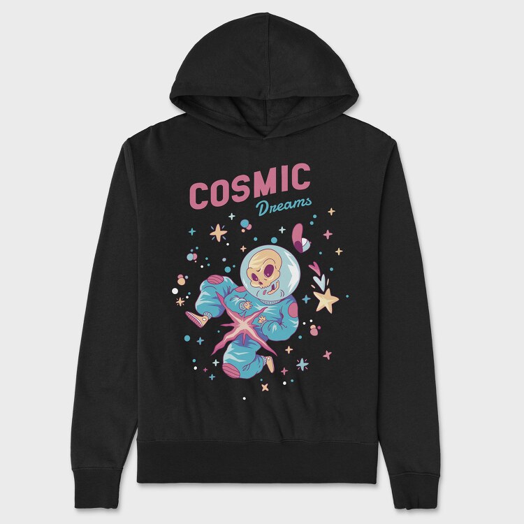 Cosmic Dreams Skeleton, Унисекс Мъжко Суичър