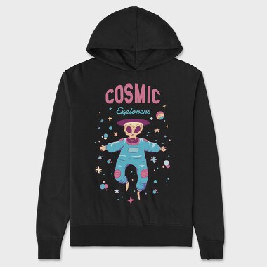 Unisex Men's Hoodie, Cosmic Explorers
