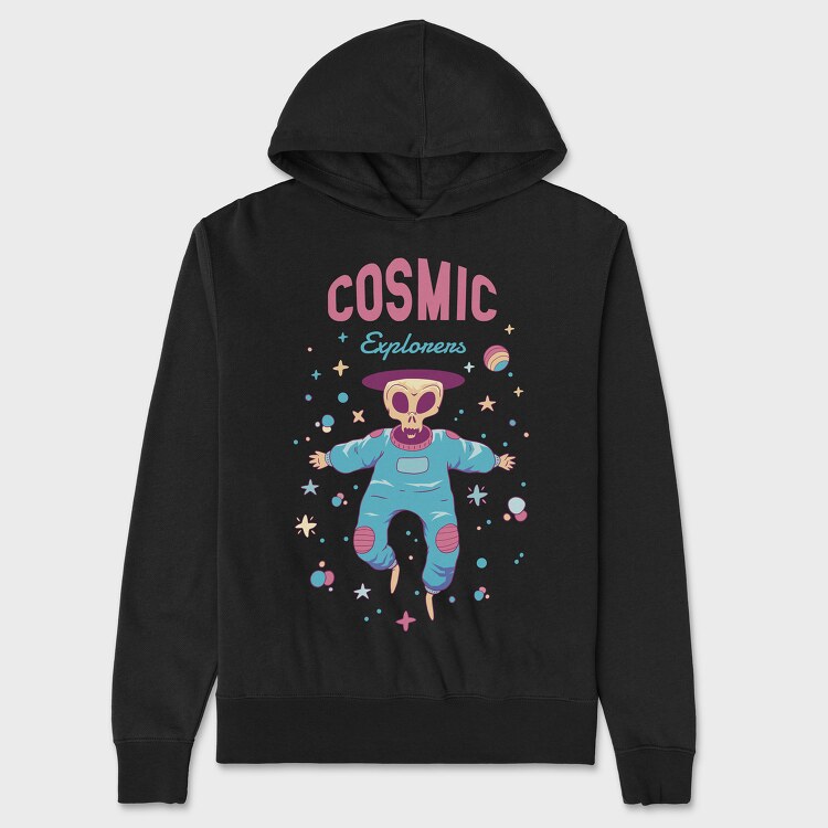 Cosmic Explorers, Unisex Men's Hoodie