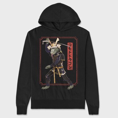 Komodo Samurai, Unisex Men's Hoodie