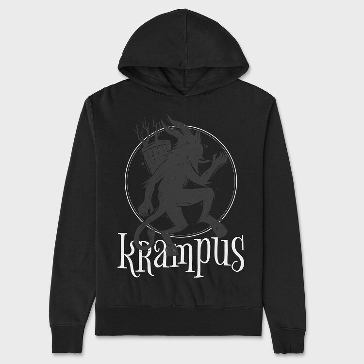 Krampus, Unisex Men's Hoodie