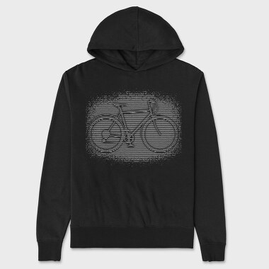 Bike Lines, Unisex Men's Hoodie