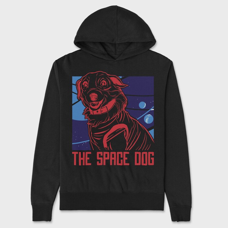 Laika, Unisex Men's Hoodie