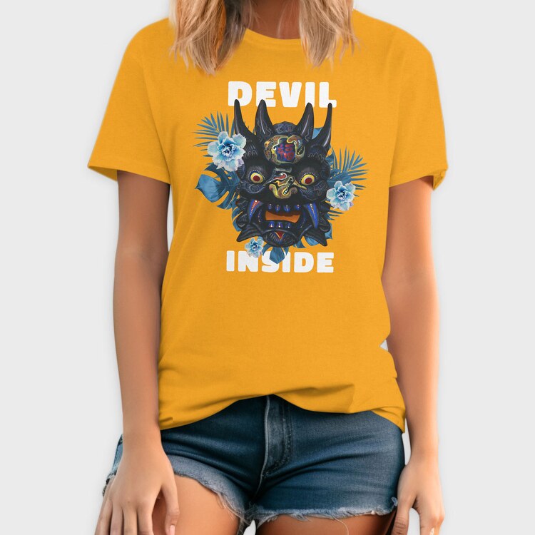 Skull Car Cartoon, Унисекс Мъжка Тениска