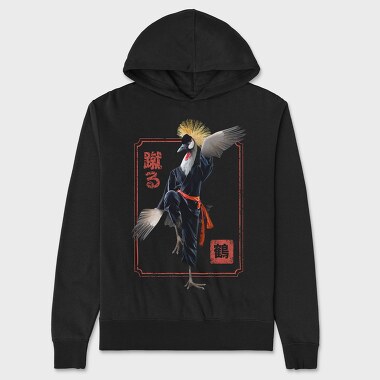 Crane Kung Fu, Unisex Men's Hoodie