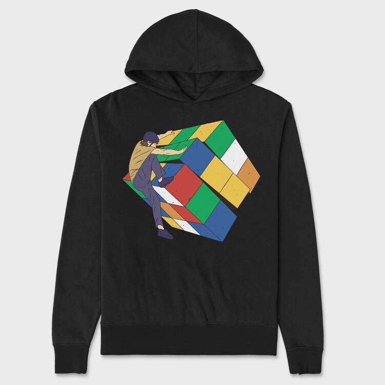 Cube Climber, Unisex Men's Hoodie
