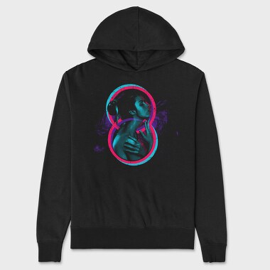 Girl Colorful, Unisex Men's Hoodie