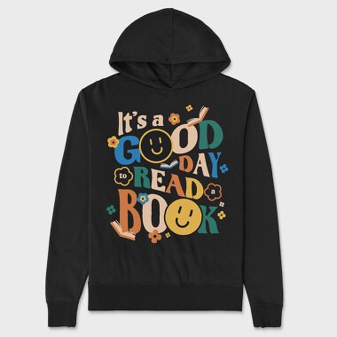 Good Day to Read a Book, Unisex Men's Hoodie