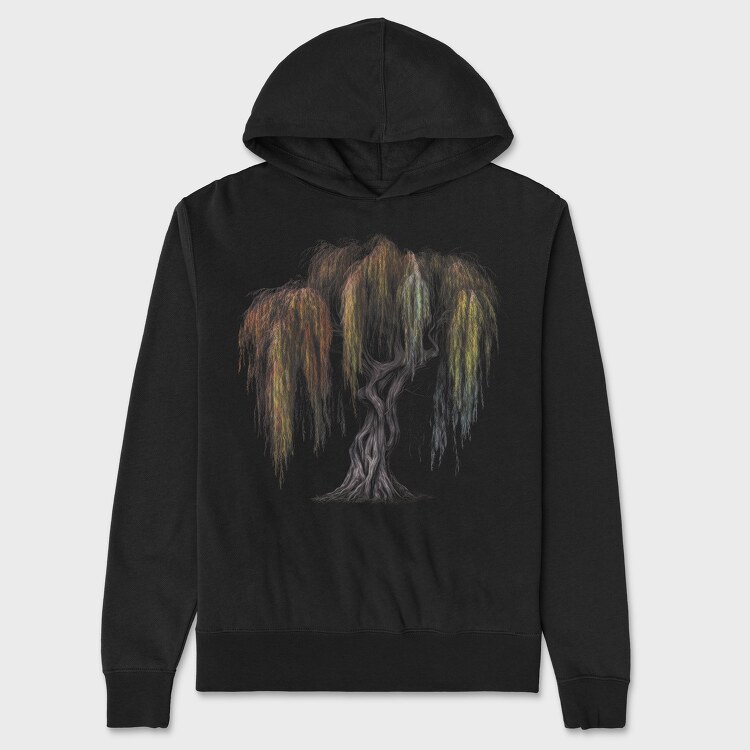 Weeping Willow Tree, Унисекс Мъжко Суичър