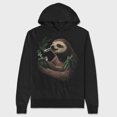 Sloth Pot, Unisex Men's Hoodie