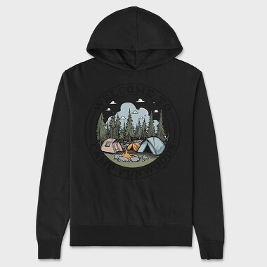 Welcome to Camp Funwoods, Unisex Men's Hoodie