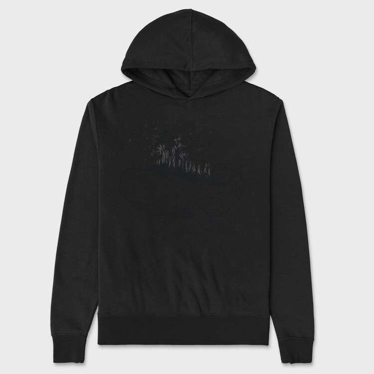 Whale and Tree, Unisex Men's Hoodie