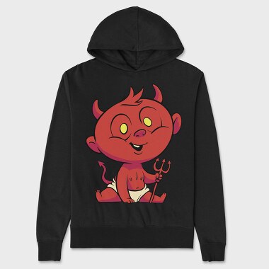 Cute Young Devil, Унисекс Мъжко Суичър