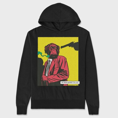 Monkey Gun Comics, Unisex Men's Hoodie