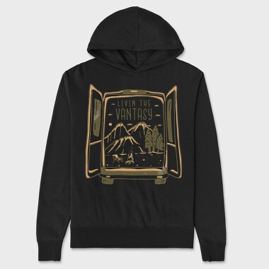 Livin the Vantasy, Unisex Men's Hoodie