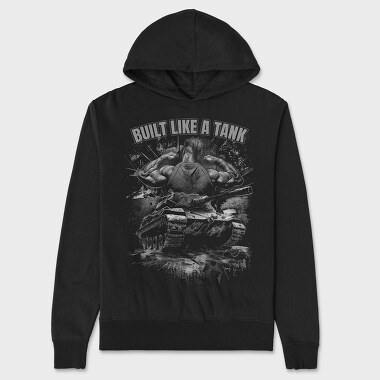 Built Like a Tank, Unisex Men's Hoodie