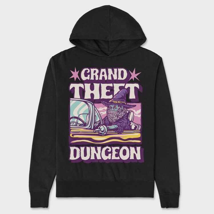 Grand Theft Dungeon, Unisex Men's Hoodie